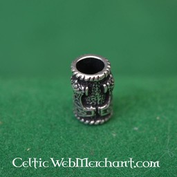 cordón de la barba de plata con el martillo de Thor - Celtic Webmerchant