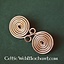 Spiral shaped spectacle fibula - Celtic Webmerchant