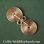 Spiral formad glasögon fibula - Celtic Webmerchant