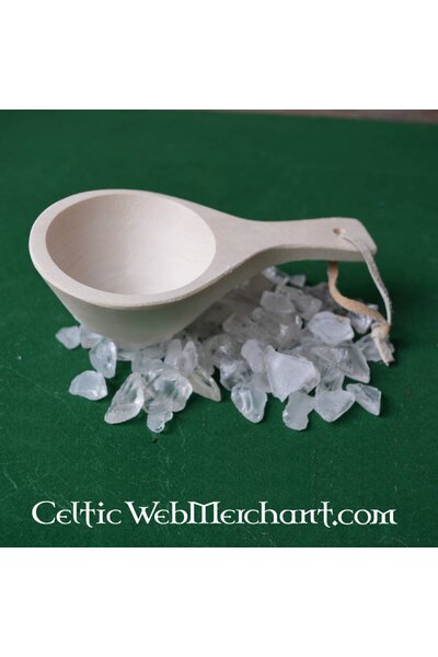 Cucchiaio da portata con cordino in cuoio - Celtic Webmerchant