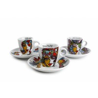 Josien Broeren Espresso cups 65 ml with saucers