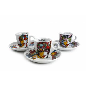 Josien Broeren Espresso cups 65 ml with saucers