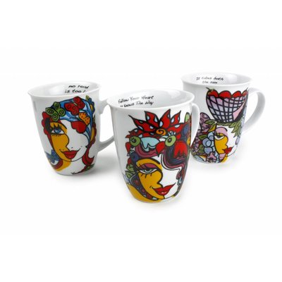 Josien Broeren Bekers/Mokken 32cl set van 6 stuks