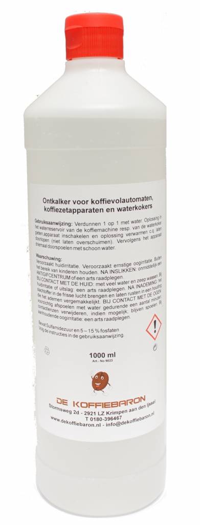 De Koffiebaron Universele ontkalker 1L