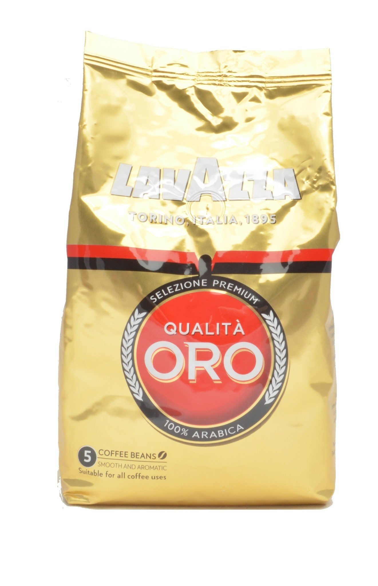 Lavazza Grains De Café Qualita Oro Mountain Grown 1kg Doré