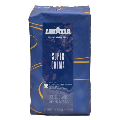 Lavazza Super Crema blue beans 1 kg from € 22,65