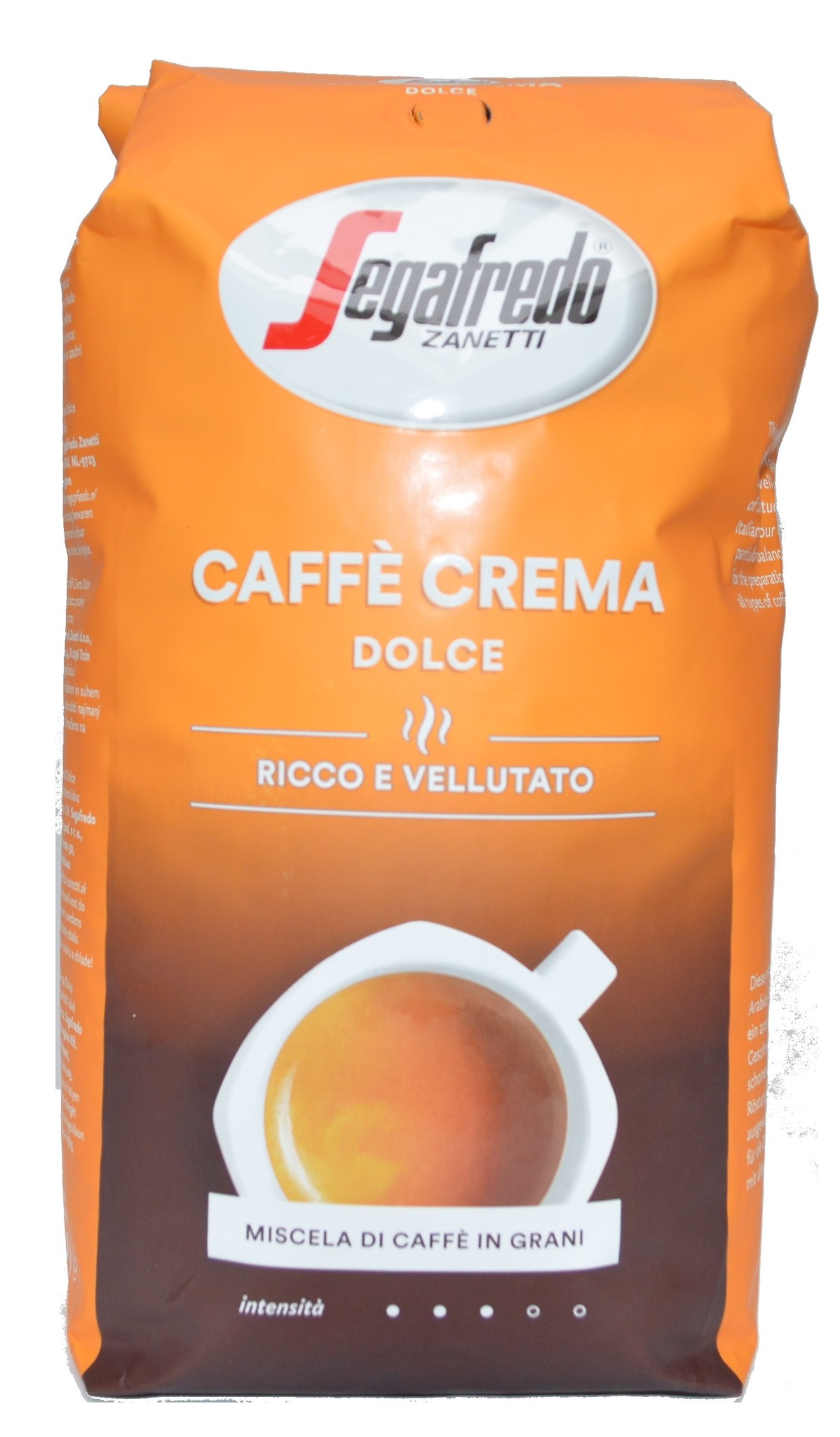 Segafredo Dolce Caffé Crema Bohnen 1 kg ab € 9,10