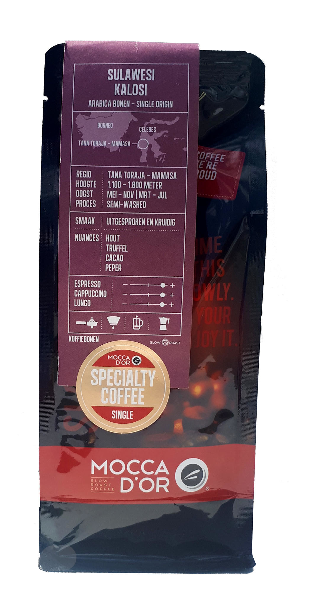 Mocca d'Or Sulawesi Kalosi bonen 250 gr