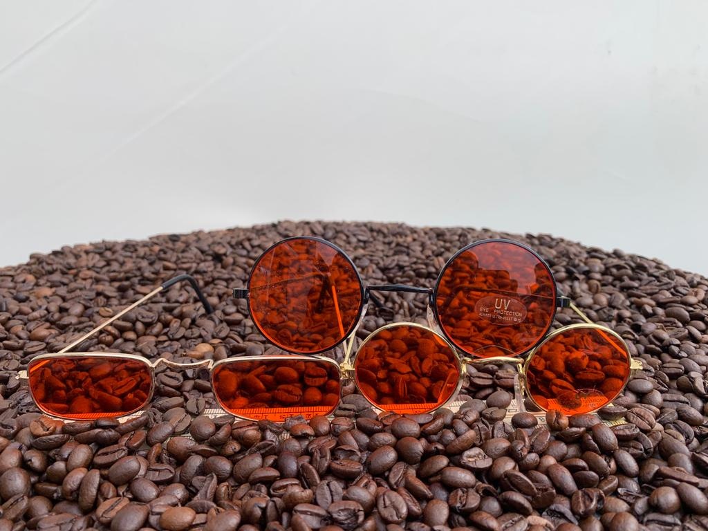 Oranje bril (gratis)