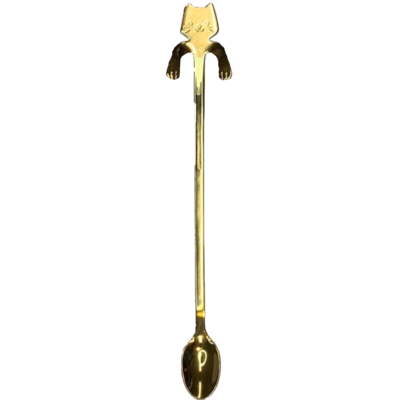 Coffee Spoon Cat Gold - Large