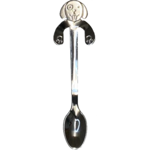Coffee Spoon Dog Silver-colored Small