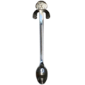 Coffee Spoon Dog Silver-colored Medium
