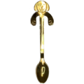 Coffee spoon dog Gold-colored Small