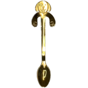 Coffee spoon dog Gold-colored Small