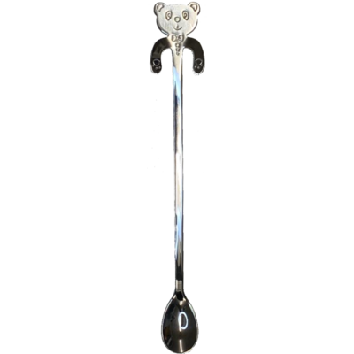 Coffee Spoon Panda Silver Large