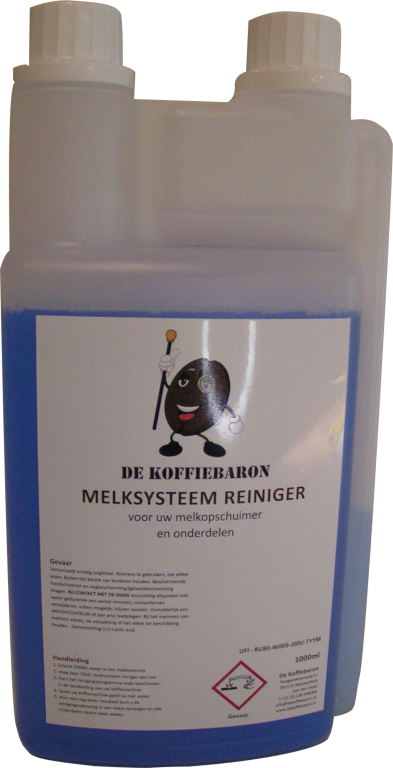 De Koffiebaron Universele melk en cappuccino reiniger 1L