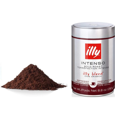 Illy Espresso Intenso bold ground beans 250 gr