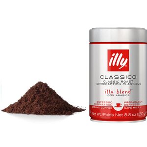 Illy Espresso Classico classic roast gemahlenen Bohnen 250 gr