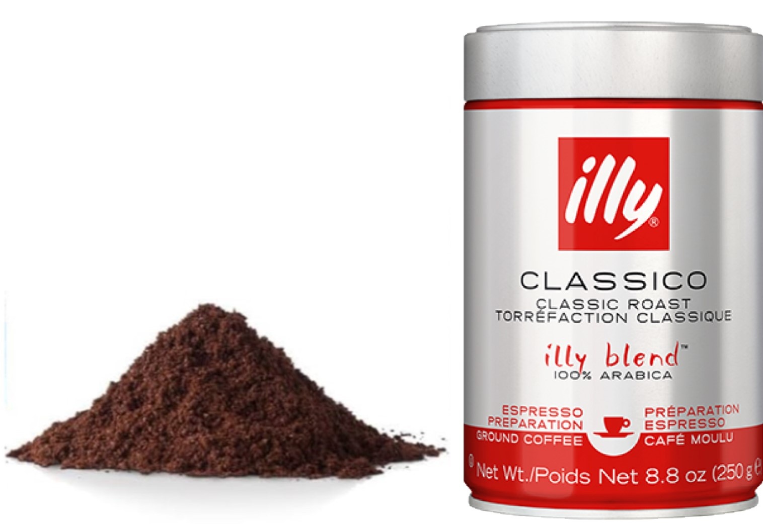 Illy Espresso Classico classic roast gemalen bonen 250 gr