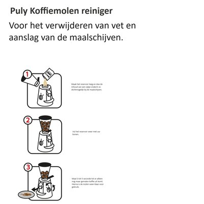 Puly Coffee grinder cleaner