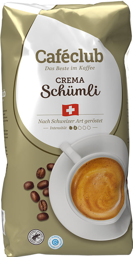 Caféclub  Crema Schümli Bonen - 1kg