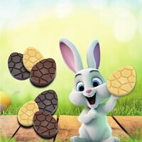 De Koffiebaron Luxe Chocolade Paaseitjes