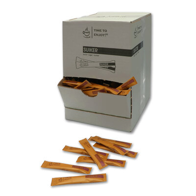 Time to enjoy! Suiker zakjes 4 gram 600 stuks
