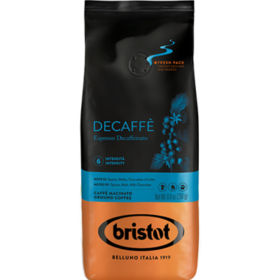 Bristot Decaffee espresso Decaffeinato ground 250 gr