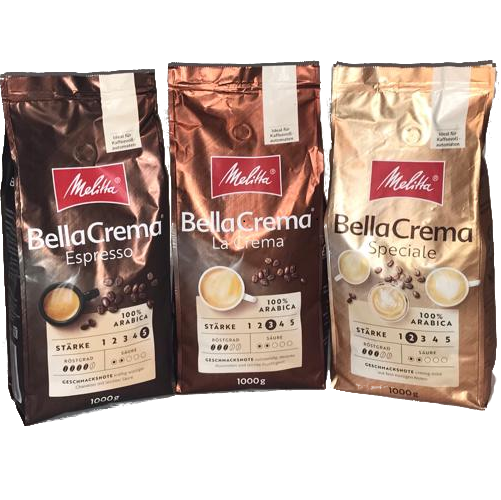 Melitta BellaCrema Coffee Beans – 100% Arabica - de Koffiebaron