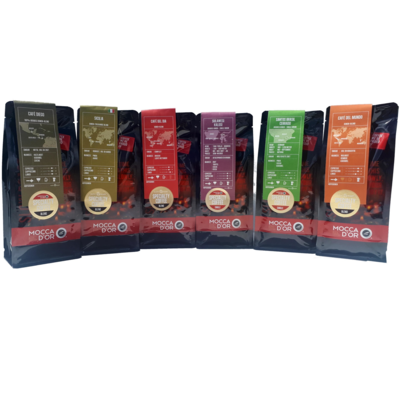 Mocca d'Or Sample pack 6 x 250 gr
