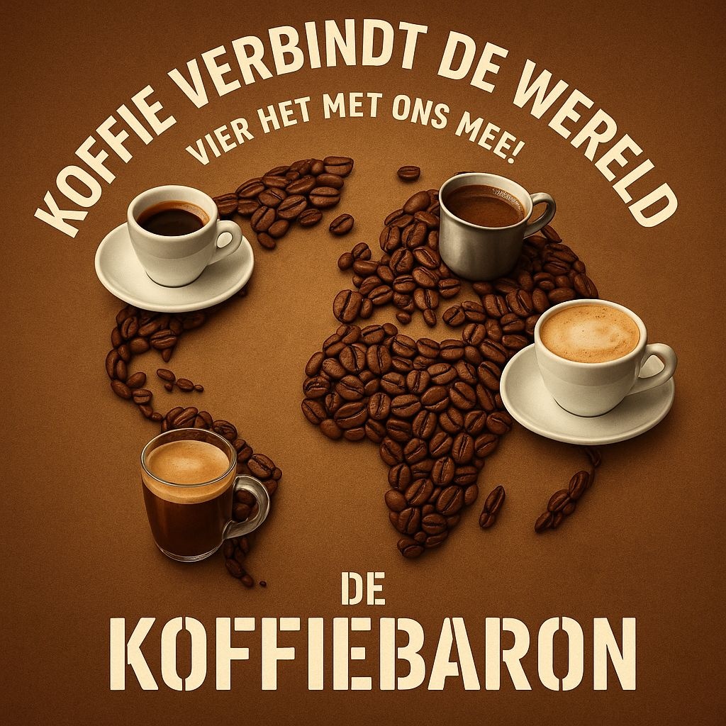 Happy Wereld Koffie Dag , vandaag 1 oktober