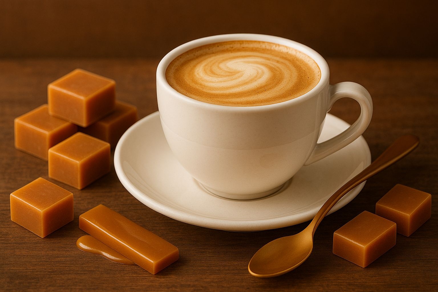 Karamellartige Noten im Kaffee – eine sanfte, süße Verführung