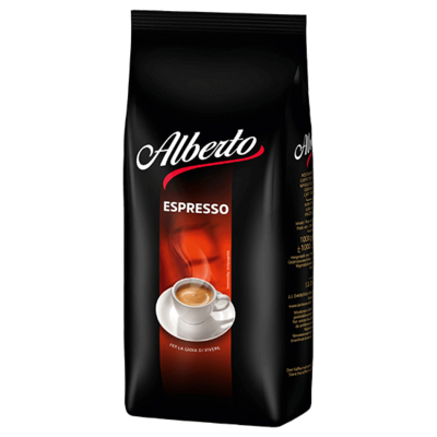 Alberto Espresso bonen 1 kg Korte THT