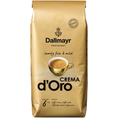Dallmayr Crema d'Oro bonen 1 kg Korte THT