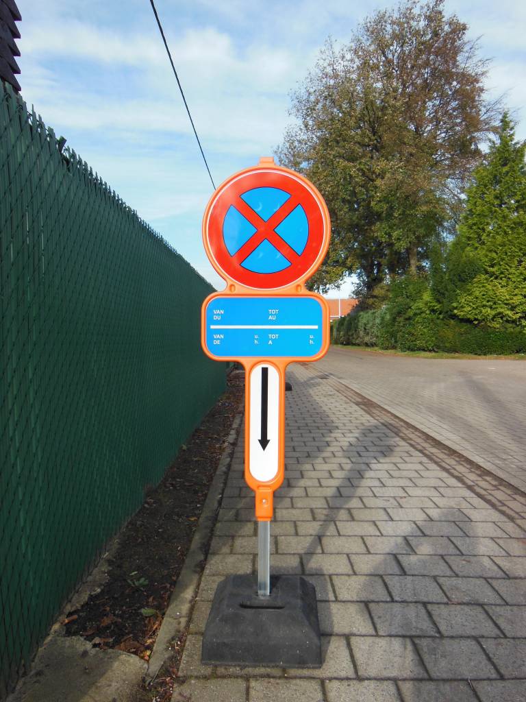 Balisage chantier sécurité et signalisation marqueur de rue poteau en  plastique marqueur