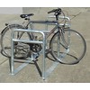 Bicycle rack with 3 loops and crossbar - 2000 x 600 x 800 mm