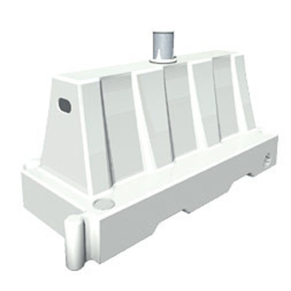  Stackable Jersey barrier EASY white 500 mm