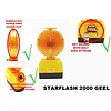 Lampe de chantier STARFLASH 2000 - double face -  jaune