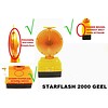 Road warning lamp STARFLASH 2000 - single-sided - yellow