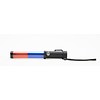 LED traffic baton - blue/red - rechargeable and multifunctional