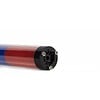 LED traffic baton - blue/red - rechargeable and multifunctional