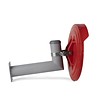 Support mural Ø76 mm avec profil en L pour miroirs - Fixe