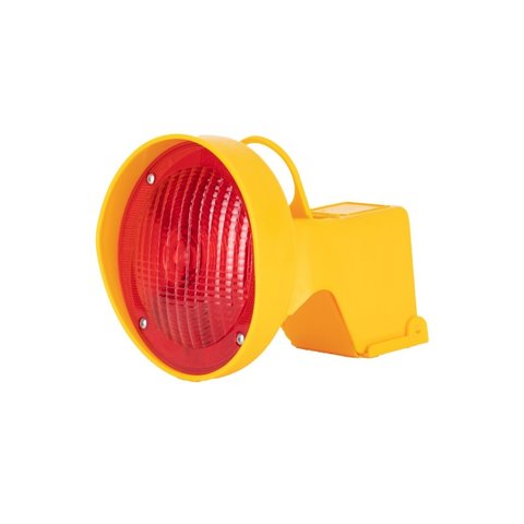 Lampe de chantier pour cônes de signalisation - Rouge
