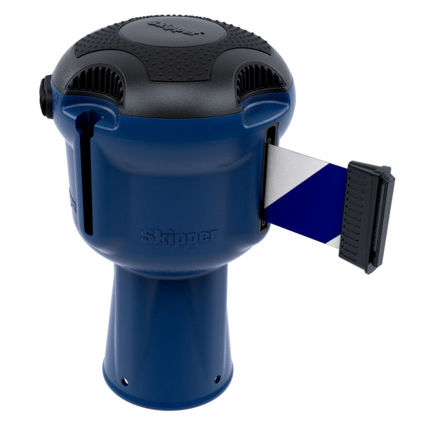  Module SKIPPER bleu avec 9 metres de sangle de signalisation bleu/blanc