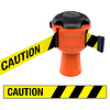 SKIPPER barrier belt unit  with 9 meters yellow/black tape - CAUTION