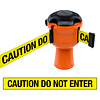 SKIPPER barrier belt unit  with 9 meters yellow/black tape - CAUTION DO NOT ENTER