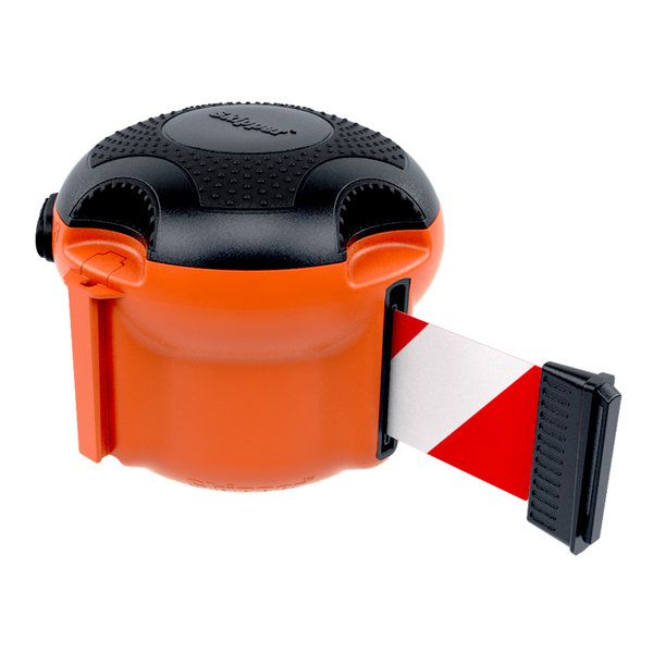  SKIPPER XS afzetlinthouder met 9 meter rood/wit lint