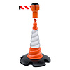 Skipper cone set 81 m² - red/white - with Skipper cones and -belt units