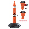 Skipper set of retractable  barrier posts - crowd control