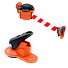 Skipper kit ramen - 9 meter - rood/wit - met Skipper zuignappen en XS afzetlinthouder